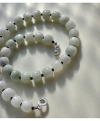 【SAHAR original jewelry 】sherbet stone necklace（light green）