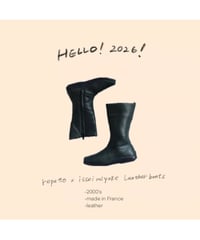 【repetto × isseimiyake】2000's leather boots