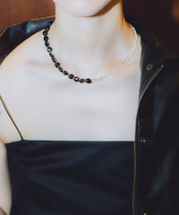 【SAHAR original jewelry】Noir et Clair Necklace