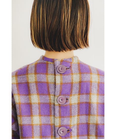 1960's handmade check  jacket