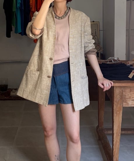 1980's denim shorts