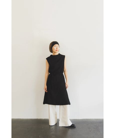 1950's Delicate crochet-look lace dress / made in USA