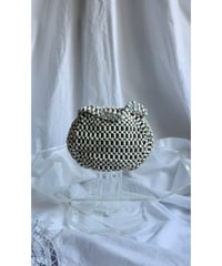 Vintage Czech Glass Beaded Handbag / 1960's