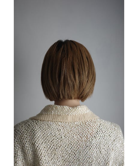 【 Saks Fifth Avenue 】 Exclusive Hand-Beaded Knit Cardigan / made in Italy