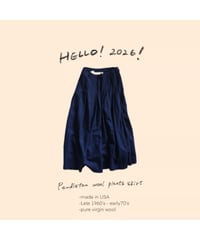 【PENDLETON】1960's-1970's wool pleats skirt