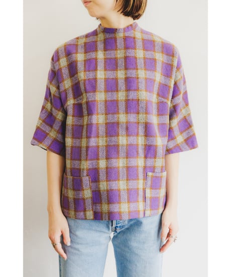 1960's handmade check  jacket