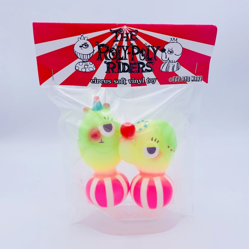 アートソフビ人形 THE ROLY-POLY RIDERS 蛍光2体SET | cirque
