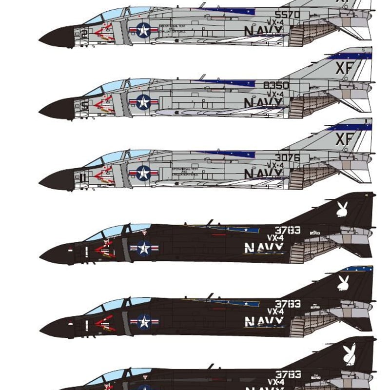 1/48 F-4 Phantom II ”VX-4 Evaluators” F-4B ＆ F-