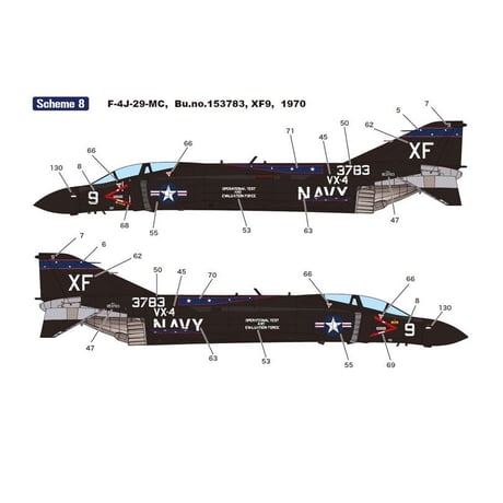 1/48 F-4 Phantom II ”VX-4 Evaluators” F-4B ＆ F-4J