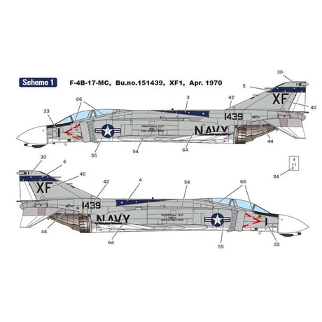 1/48 F-4 Phantom II ”VX-4 Evaluators” F-4B ＆ F-4J