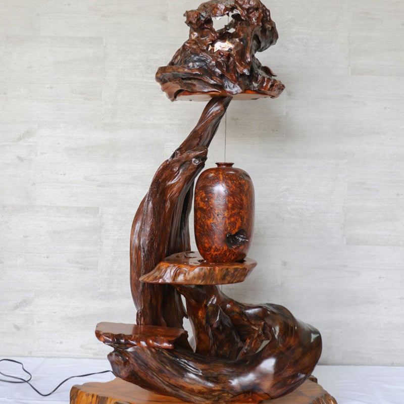 屋久杉　木製灯籠 楽天市場】屋久杉 灯籠 仕様：無垢 / 素材：屋久杉 （灯篭, とうろう