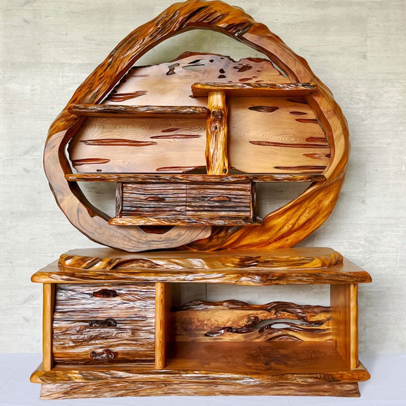 天然木輪切 飾り棚 | kotenyakusugi's STORE
