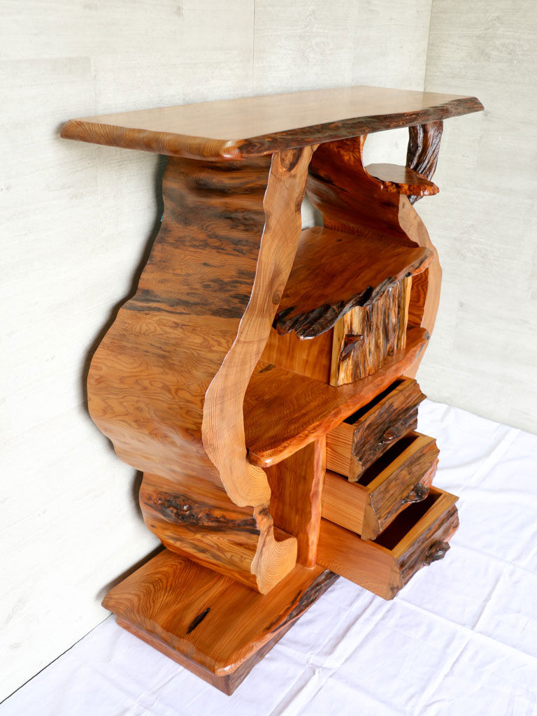 屋久杉輪切り飾り棚 | kotenyakusugi's STORE