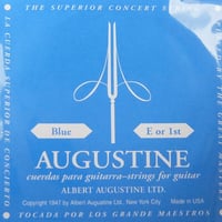 【ギター】AUGUSTINE　青　１弦