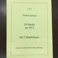 Norbert Sprongl / 10 Stücke (2Mn.)