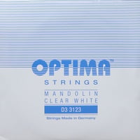 【マンドリン】OPTIMA　クリアホワイト　D線（３弦）