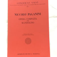パガニーニ／マンドリン作品集（M＆G,　Mソロ）　N. Paganini