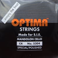【マンドロンチェロ】OPTIMA　黒　C線（４弦）