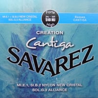 【ギター】SAVAREZ　クリエイション・カンティーガ　High　全弦セット