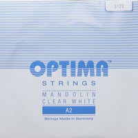 【マンドリン】OPTIMA　クリアホワイト　A線（２弦）