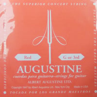 【ギター】AUGUSTINE　赤　３弦