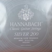 【ギター】HANNABACH　シルバー２００　Midium Low　５弦