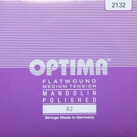 【マンドリン】OPTIMA　フラットワウンド　A線（2弦）