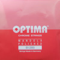【マンドラ】OPTIMA　赤　D線（３弦）