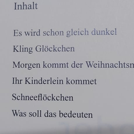 Weihnachtslieder（クリスマスキャロル ）(MnSolo)   G.Weyhofen