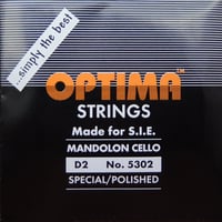 【マンドロンチェロ】OPTIMA　黒　D線（２弦）