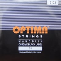 【マンドリン】OPTIMA　黒　D線（３弦）