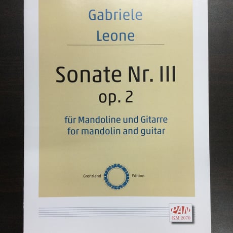 レオーネ／Sonata Nr. Ⅲ Op.2 (Mn&Gt)　Leone