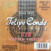 【フラメンコギター】フェリペ・コンデ　870 セット　Medium Tension