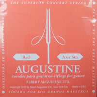 【ギター】AUGUSTINE　赤　５弦