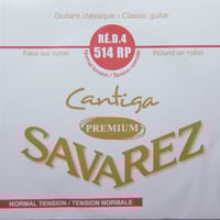 【ギター】SAVAREZ　カンティーガ・プレミアム　Normal　4弦