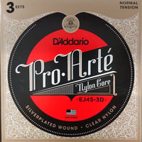 【ギター】Pro-Arte  Normal  ３セットパック　D'Addario