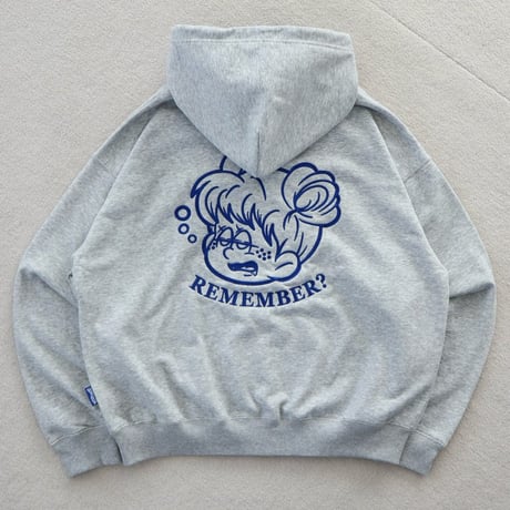 Remember Logo Zip Hoodie