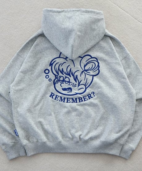 Remember Logo Zip Hoodie