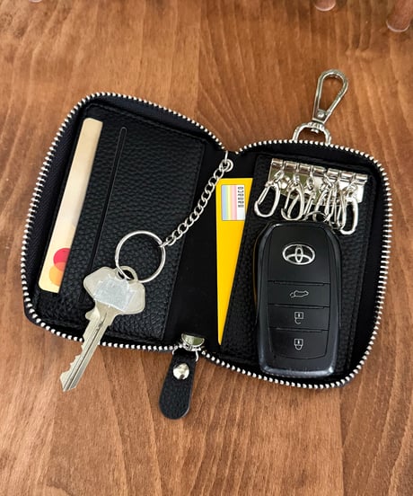 Round Zipper Key Case