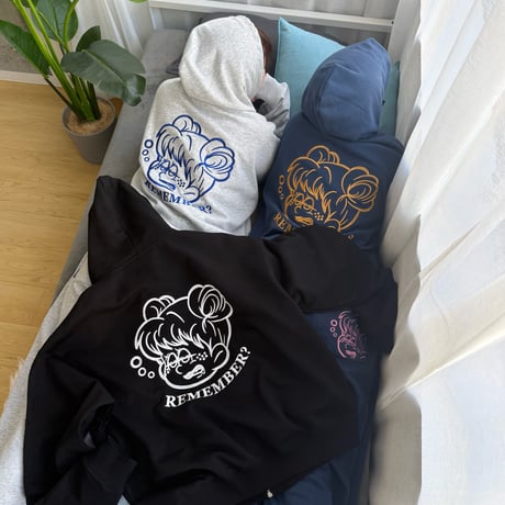 Remember Logo Zip Hoodie
