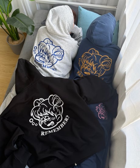 Remember Logo Zip Hoodie