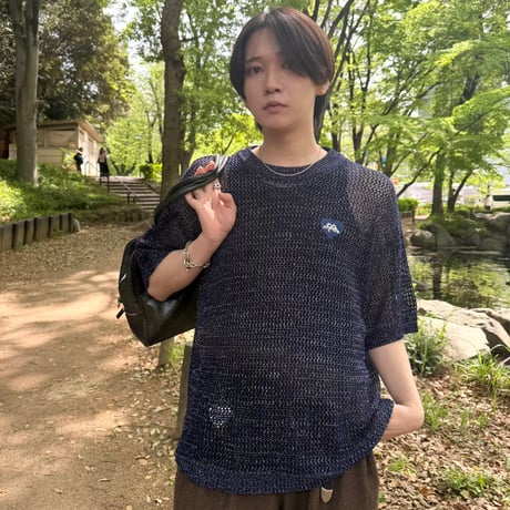 Sparkle SS Mesh Knit