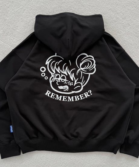 Remember Logo Zip Hoodie