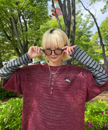 Sparkle SS Mesh Knit
