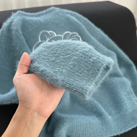 R-chan Shaggy Knit