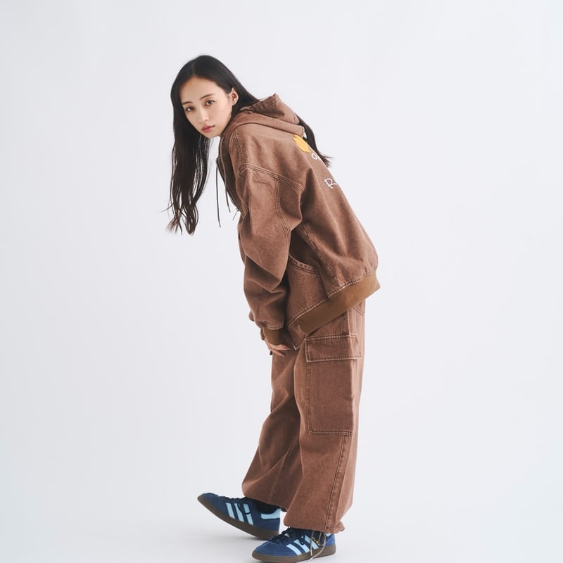 Wash Denim Zip Hoodie | Remember.