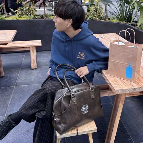Synthetic Leather Boston Bag