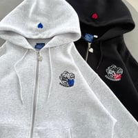 Remember with Heart Zip Hoodie