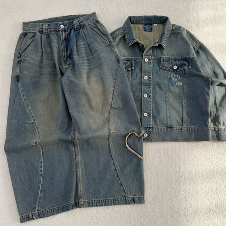 Heart Patch SU Denim Jacket