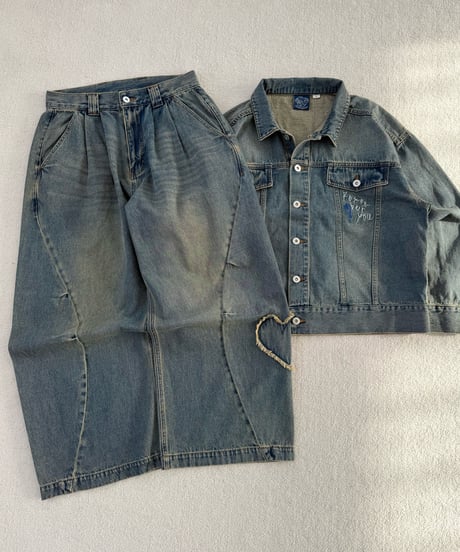 Heart Patch SU Denim Jacket